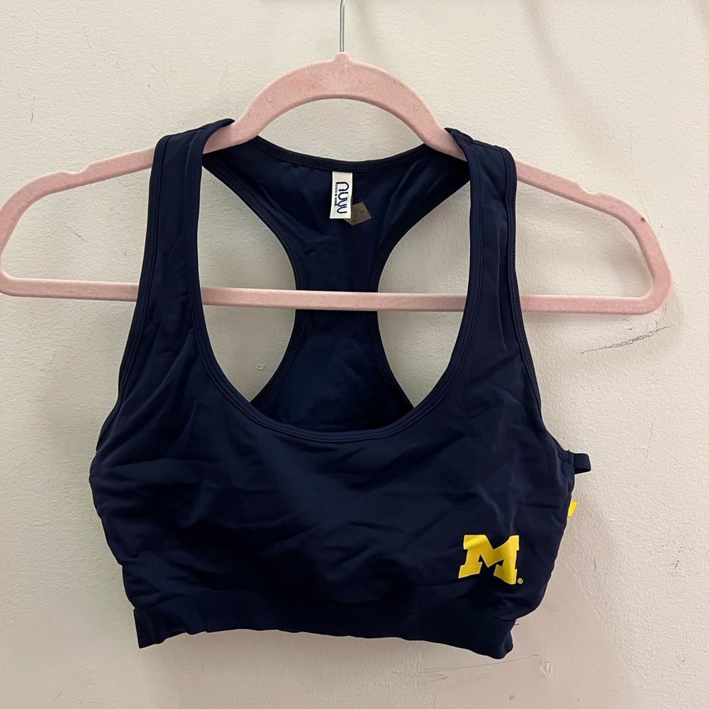University of michigan sports bra women’s